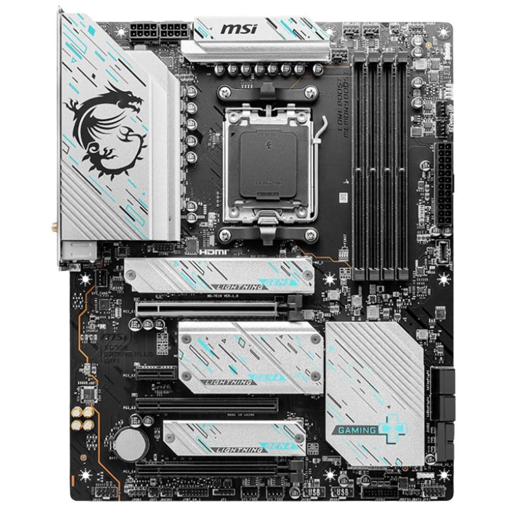 MSI X670E Gaming Plus Wifi matična ploča Baza #####AMD AM5 Faktor oblika (detalji) ATX Set čipova matične ploče AMD® X67 slika