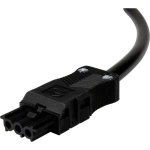 Adels-Contact 92846320 mrežni priključni kabel slobodan kraj - mrežni konektor Ukupan broj polova: 2 + PE crna 2.00 m 50 St. slika