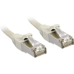 LINDY 45588 RJ45 mrežni kabel, Patch kabel cat 6 S/FTP 15.00 m siva sa zaštitom za nosić 1 St.