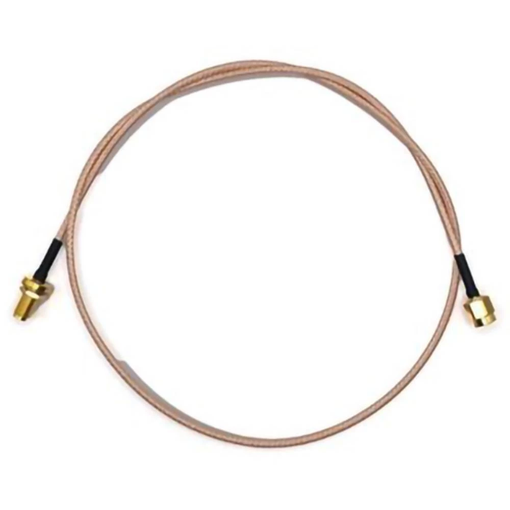 Mueller Electric BU-4150031024 koaksialni kabel SMA-utičnica SMA-utikač 0.6 m prozirna 1 kom. slika