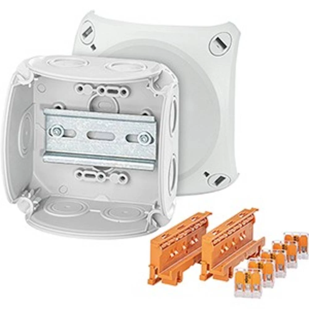 Hensel 62000232 razvodna kutija  (D x Š x V) 104 x 104 x 70 mm siva IP66 5 St. slika