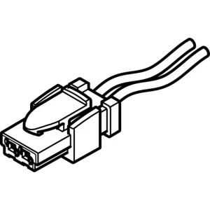 FESTO kabel za utičnicu 566662 NEBV-HSG2-KN-0.5-N-LE2  60 V/DC (max) 1 St. slika