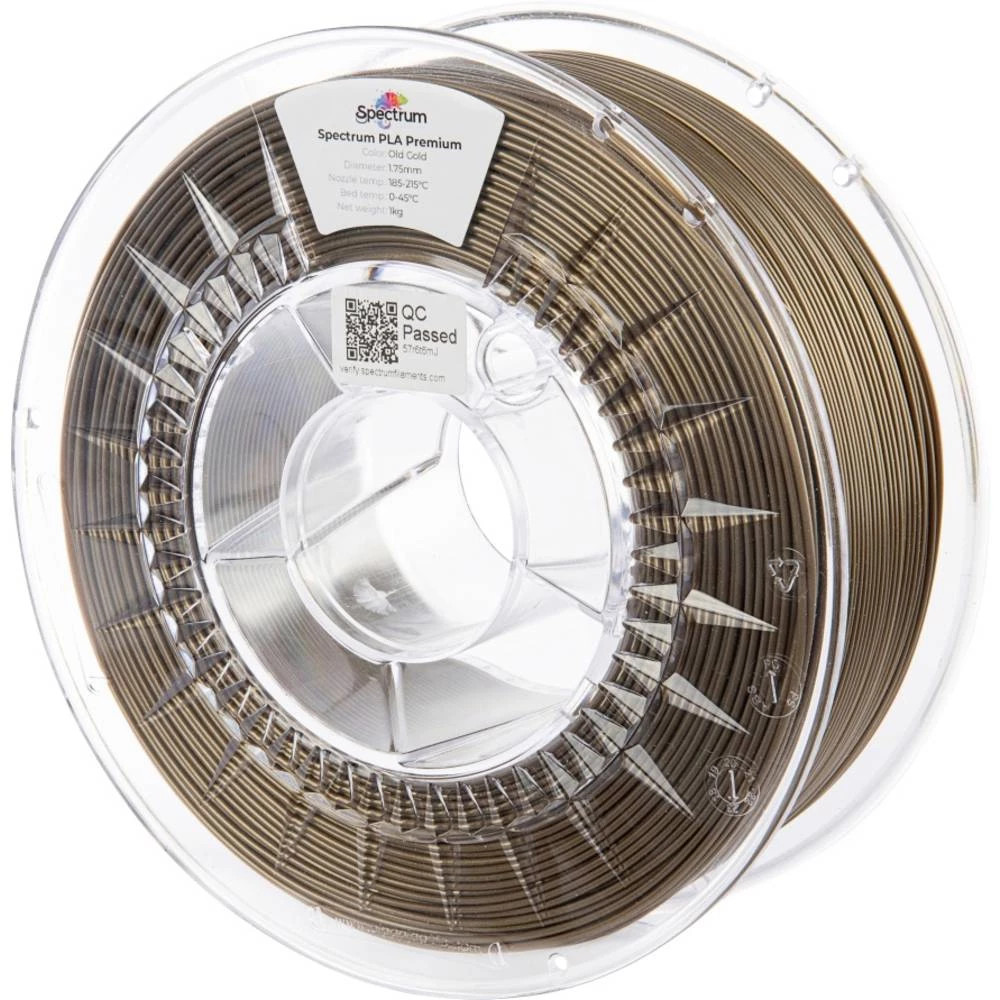 Spectrum Filaments 80850 PLA Premium 3D pisač filament PLA visoka vlačna čvrstoća 1.75 mm 1000 g old gold, zlatna 1 kom. slika
