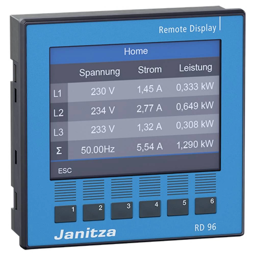 Janitza RD 96 für UMG 800 / UMG 801 digitalni zaslon slika
