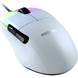 Roccat    KONE Pro    žičani    igraći miš    optički    osvjetljen    bijela slika