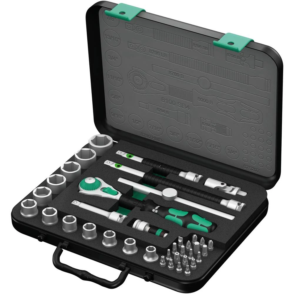 Wera 8100 SB 4 Zyklop komplet nasadnih ključeva colski 3/4" 38-dijelni 05003596001 slika