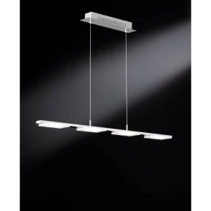 LED viseća svjetiljka 16 W Toplo-bijela ACTION Verso 734504640000 Nikal (mat), Bijela (satinirana) slika