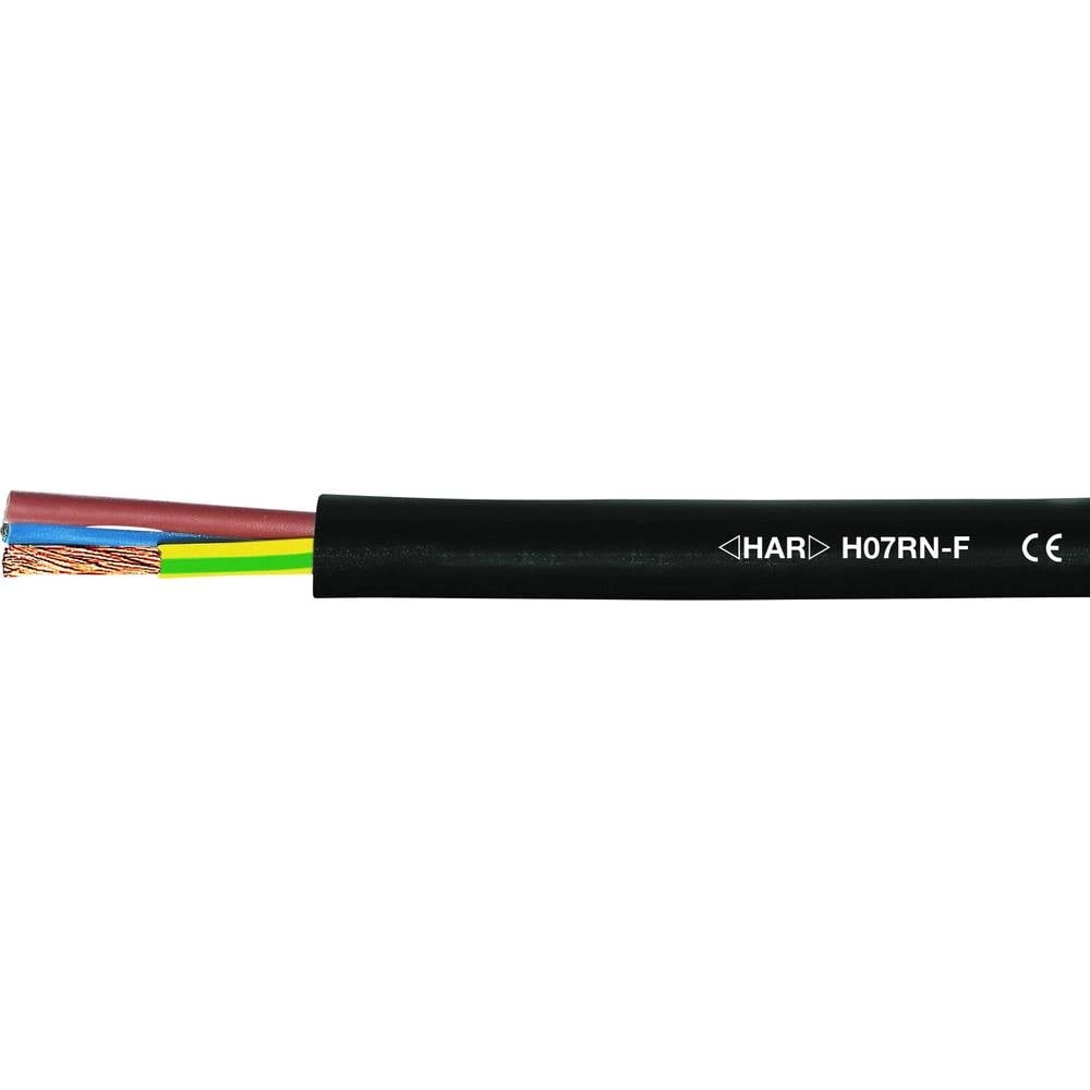 Helukabel 37047-1000 gumeni kabel H07RN-F 4 G 4 mm² crna 1000 m slika