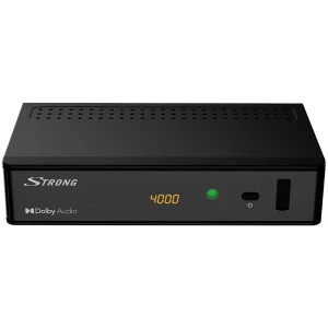Strong SRT8215 DVB-T2 prijemnik njemački DVB-T2 standard (h.265), ethernet priključak, prednji USB slika