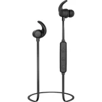 Bluetooth® Sportske Naglavne slušalice Thomson WEAR7208BK U ušima Slušalice s mikrofonom, Kontrola glasnoće Crna