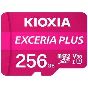 Kioxia EXCERIA PLUS microsdxc kartica 256 GB A1 Application Performance Class, UHS-I, v30 Video Speed Class standard izv slika