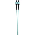 Renkforce Mrežni kabel [1x 3,5 mm optički muški konektor - 1x MPO PC utičnica] 15 m Baby-plava boja