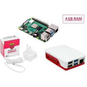 Raspberry Pi® 4 B Essentials Kit 4 GB 4 x 1.5 GHz Uklj. napajanje, uklj. kućište Raspberry Pi® slika