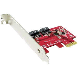Roline 15062148 2 ulaza SATA kontroler PCIe x1 Pogodno za (SSD): SATA SSD uklj. nisko profilna ploča s utorom slika