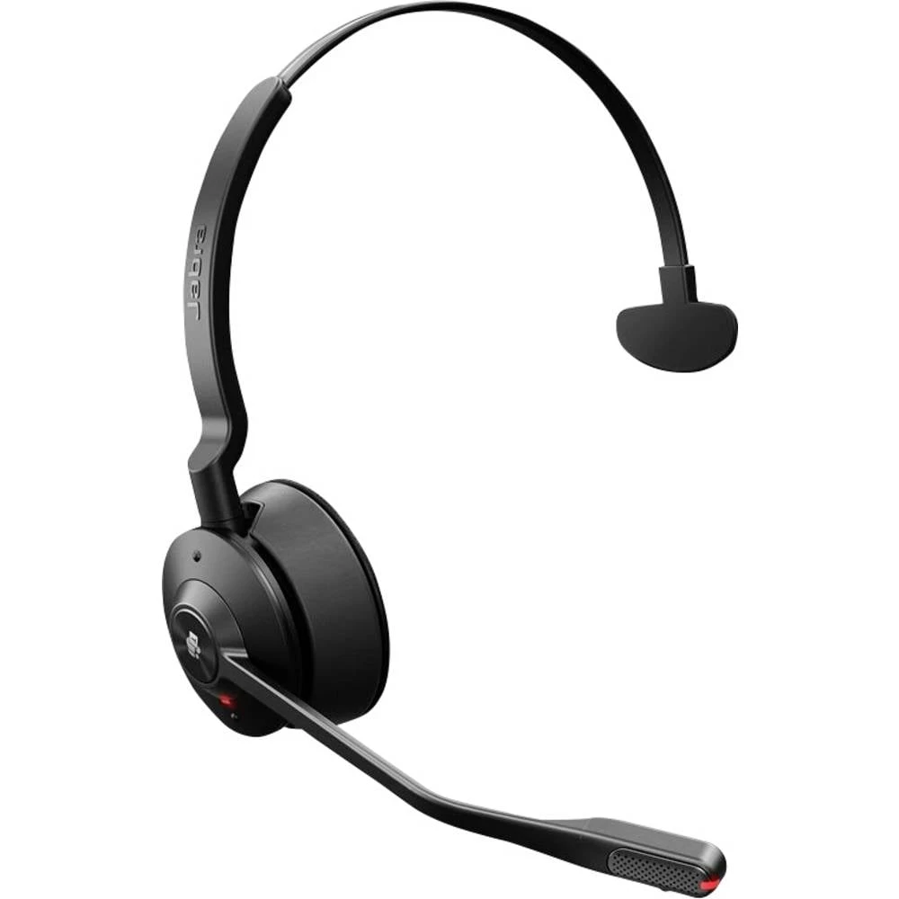Jabra Engage 55 SE Mono Link400c MS On Ear Headset bežični, DECT crna smanjivanje šuma mikrofona mono računalo slika