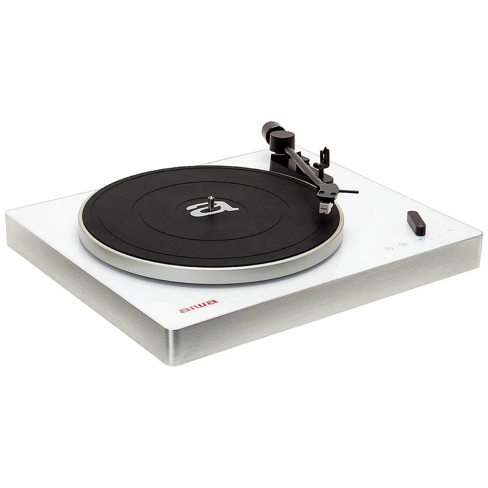 Aiwa APX-680BT/WT vrhunski gramofon s remenskim pogonom i fono pretpojačalom Aiwa APX-680BT/WT gramofon remenski pogon bijela slika