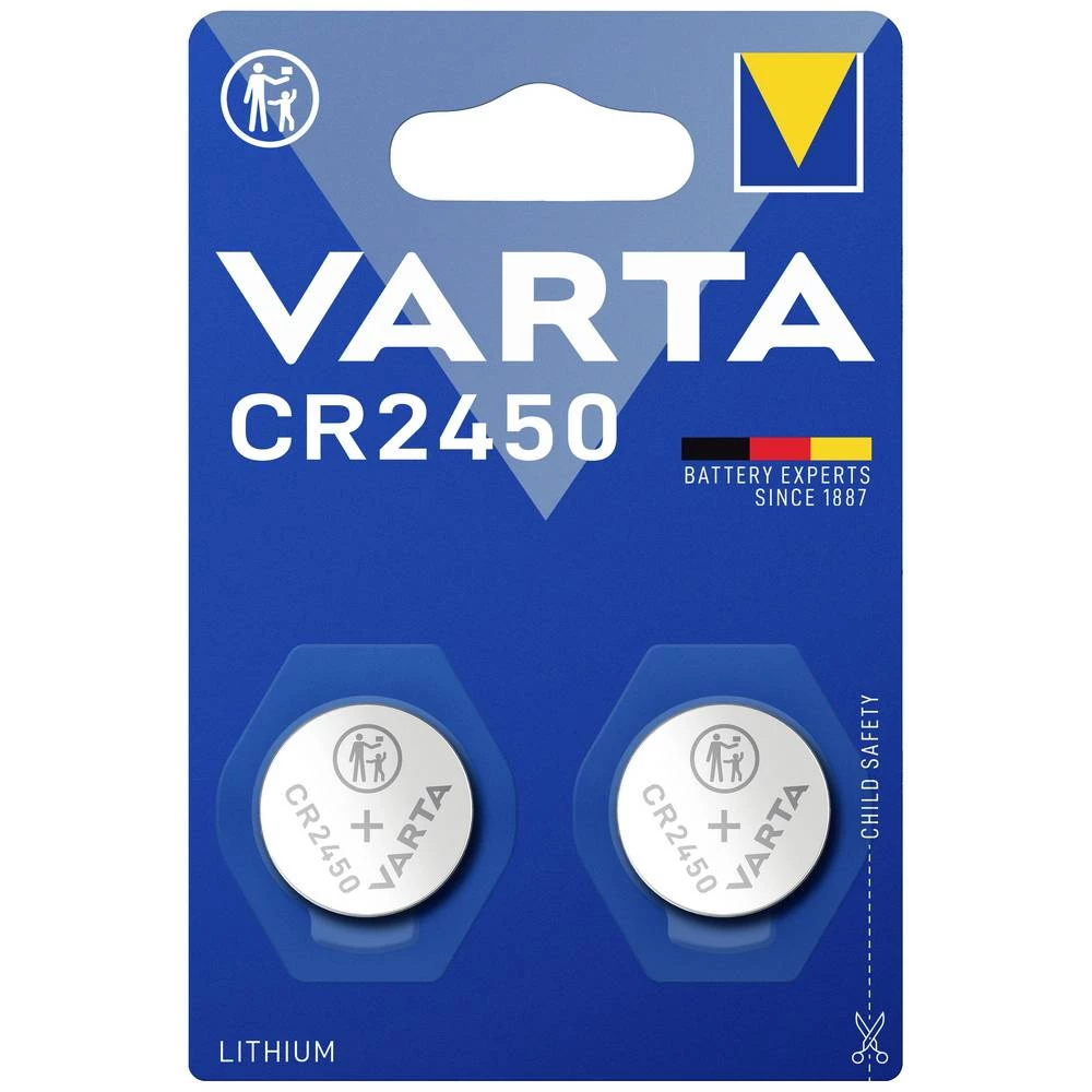 Varta gumbasta baterija CR 2450 3 V 2 St. 570 mAh slika