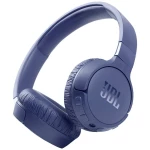 JBL Tune 660 NC Bluetooth® HiFi On Ear slušalice na ušima slušalice s mikrofonom, sklopive, poništavanje buke plava boja