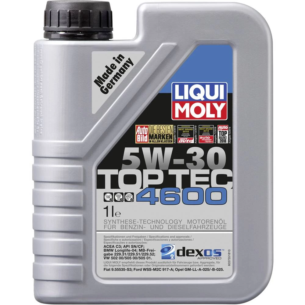 Liqui Moly Top Tec 4600 5W-30 3755 ulje za lakohodni motor 1 l slika