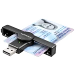 AXAGON CRE-SMP1A USB džepni čitač pametnih kartica AXAGON CRE-SMP1A čitač smart kartica