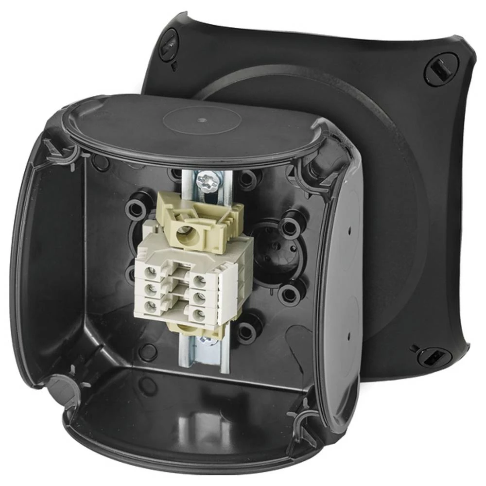 Hensel 62000339 kućište za redne stezaljke 93.00 x 93.00 x 62.00 crna kom. slika
