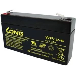 Long WP1.2-6 WP1.2-6 olovni akumulator 6 V 1.2 Ah olovno-koprenasti (Š x V x D) 97 x 57 x 25 mm plosnati priključak 4.8 mm nisko samopražnjenje, bez održavanja