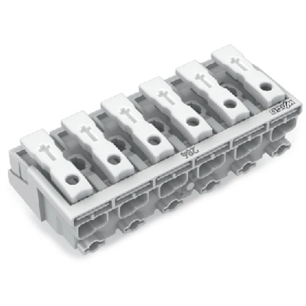 mrežna priključna stezaljka kruti: 0.5-1.5 mm² Broj polova (broj): 6 WAGO WAGO GmbH & Co. KG 250 St. bijela slika