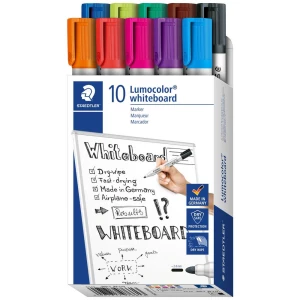 Staedtler 351 B10 Lumocolor® whiteboard marker 351 whiteboard marker crvena, narančasta, ljubičasta, plava boja, zelena, slika