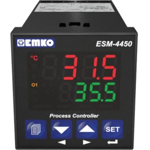 Emko ESM-4450.2.20.1.1/00.00/0.0.0.0 2-točkovni, p, pi, pd, pid termostat Pt100, J, K, R, S, T -200 do 1700 °C relej 5 A slika