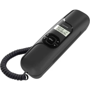 T16 telefon s kabelom, voip LC zaslon crna slika