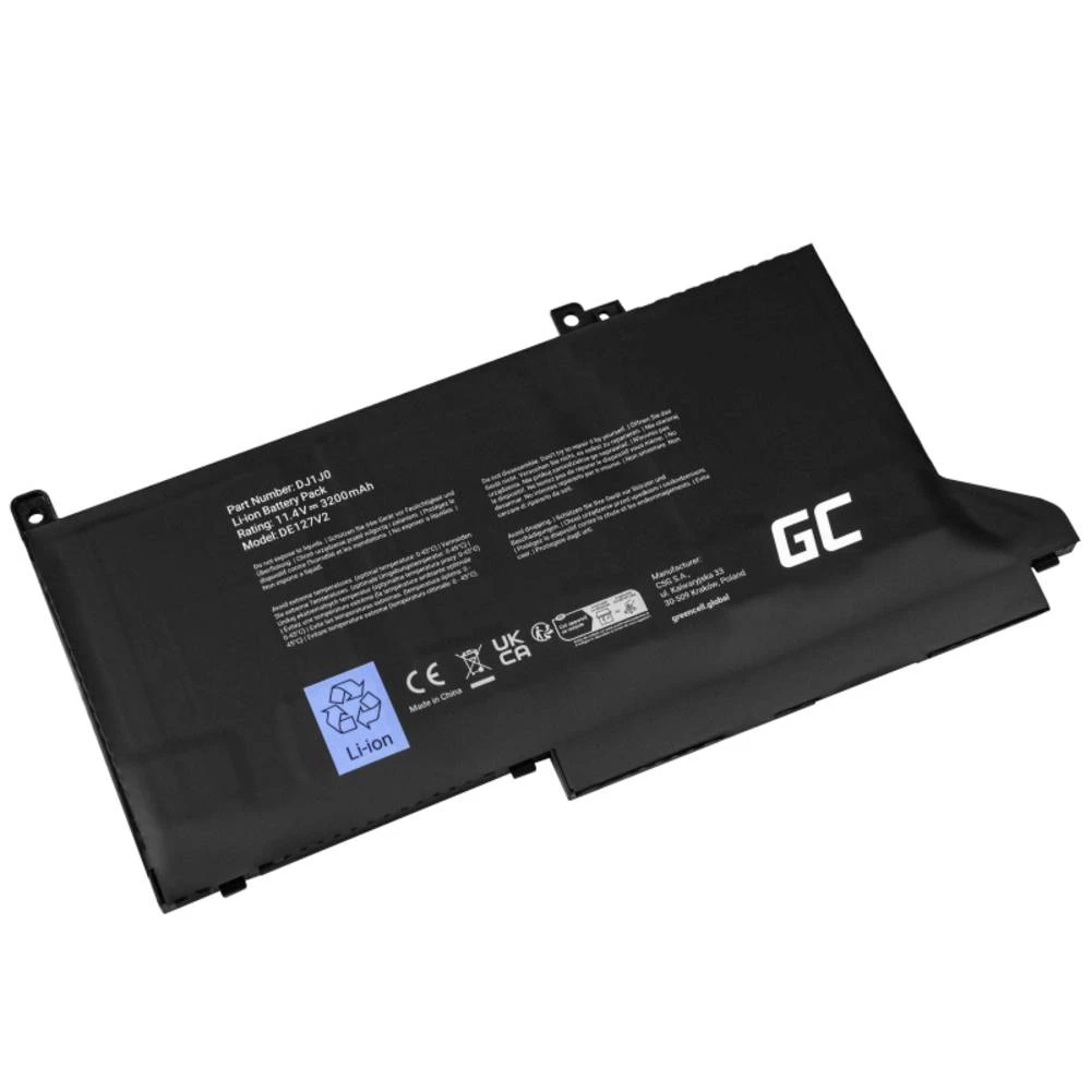 Green Cell baterija prijenosnog računala GC-DE127V2 11.4 V 2700 mAh Dell slika