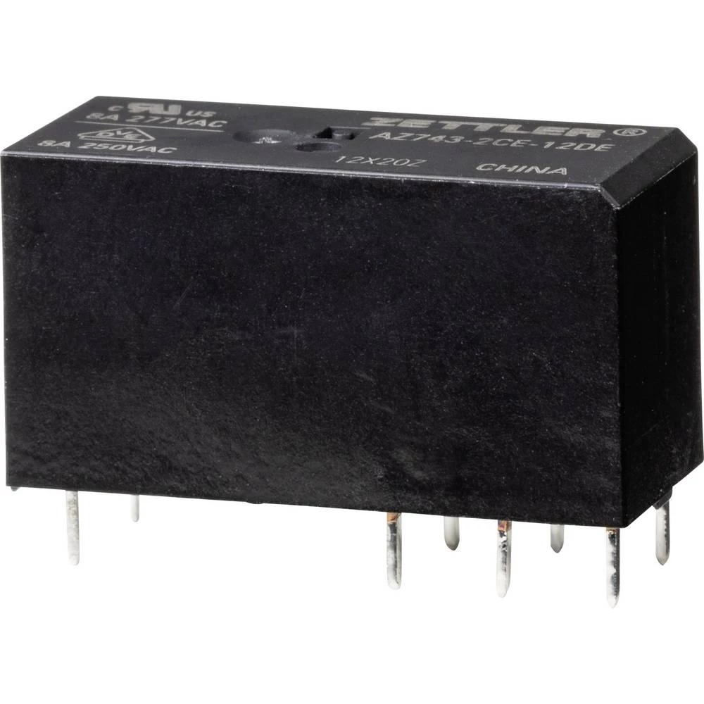 Zettler Electronics AZ743-2CE-12DE snažni relej 12 V/DC 8 A  1 St. slika