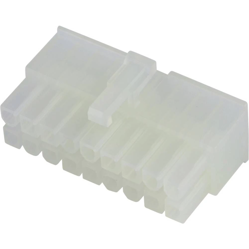 Molex 39012180 Mini-Fit Jr. Receptacle Housing, Dual Row, 18 Circuits, UL 94V-2, Natural slika