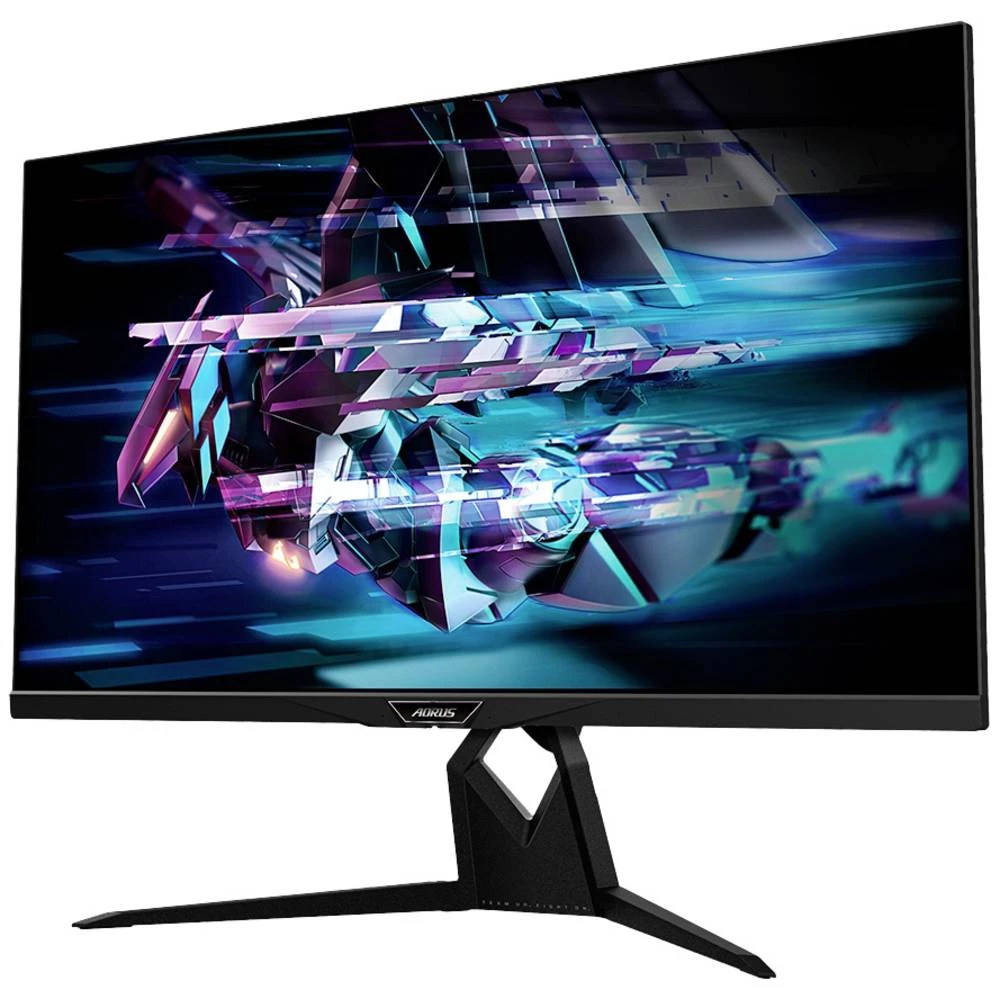 Gigabyte AORUS FI32U LED zaslon 80 cm (31.5 palac) Energetska učinkovitost 2021 G (A - G) 3840 x 2160 piksel UHD 1 ms HDMI™, DisplayPort, slušalice (3.5 mm jack) IPS LED slika