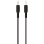 Utičnica Audio Priključni kabel [1x 3,5 mm banana utikač - 1x 3,5 mm banana utikač] 2 m Crna pozlaćeni kontakti Belkin