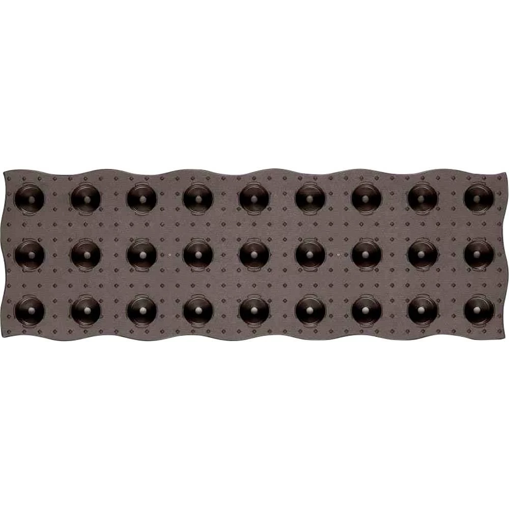 GRAF 240400 MAXI krevetna ploča, set od 4, plastika, 70x24 cm idealno prekrivanje staza za sve krevete u vrtu ili u stak slika