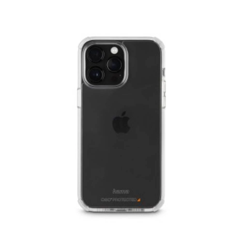Hama  stražnji poklopac za mobilni telefon Apple iPhone 14 Pro prozirna otporna na udarce, induktivno punjenje slika