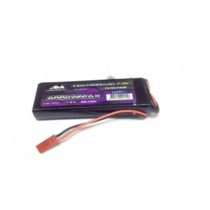Baterija (LiPo) za prijamnik za modelarstvo 7.4 V 1400 mAh ArrowMax Štap BEC slika
