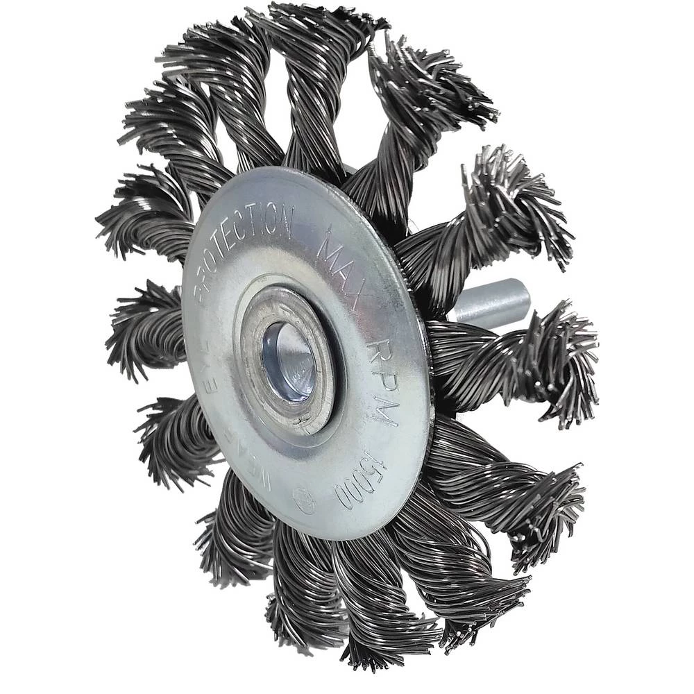 KS Tools 340.0038 Okrugla četka od čelične žice 0,3 mm, Ø 75 mm slika