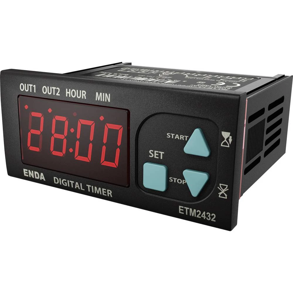 Enda ETM2432-LV vremenski relej 10 V/DC, 30 V/DC, 8 V/AC, 24 V/AC 1 kom. Vremenski opseg: 0.01 min - 99.59 h slika