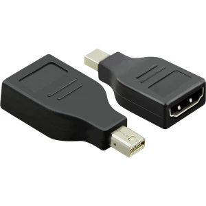 Value 12.99.3159 adapter [1x muški konektor mini displayport - 1x ženski konektor HDMI] crna slika