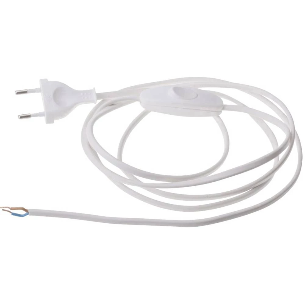 Max Hauri 130563 struja kabel za napajanje  bijela 2.00 m slika