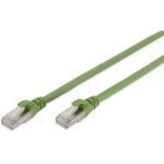 LAN (RJ45) Mreža Priključni kabel CAT 6A S/FTP 7 m Zelena Zaštićen s folijom, Sveukupno zaštićen, Sa zaštitom, Bez halogena, Jed
