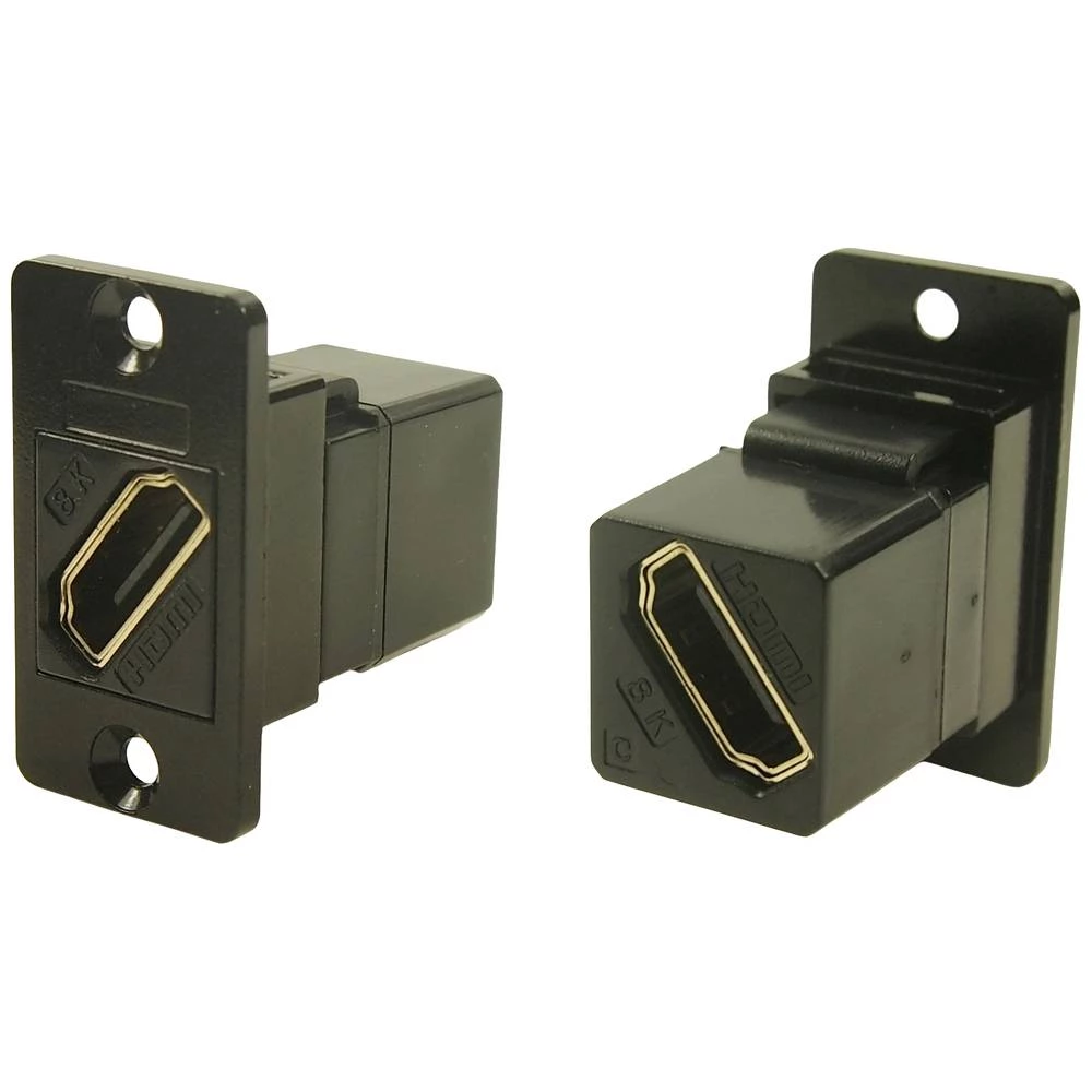 Cliff CP30688MB HDMI adapter ženski, ugradbeni   crna 1 St. slika