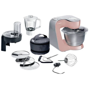 Bosch Haushalt MUM58NP60 kuhinjski aparat 1000 W srebrna, ružičasta slika
