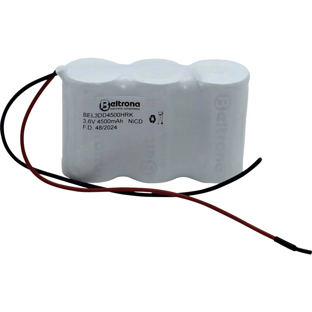 Beltrona BEL3DD4500HRK specijalni akumulatori NiCd 3.6 V 4500 mAh 1 kom. slika