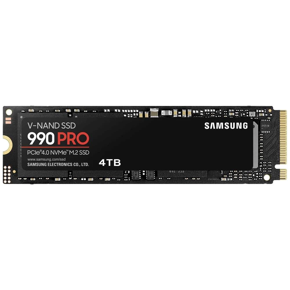 Samsung 990 PRO 4 TB unutarnji M.2 PCIe NVMe SSD 2280 PCIe NVMe 4.0 x4 maloprodaja MZ-V9P4T0BW slika