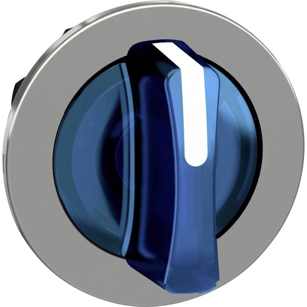 Schneider Electric ZB4FK1563 prednji element za biračku sklopku plosnat, ponovno postavljiv (Ø) 30.5 mm  krom boja, plava boja 1 St. slika