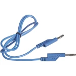 VOLTCRAFT mjerni kabel [lamelni muški konektor 4 mm - lamelni muški konektor 4 mm] 1.00 m plava boja 1 St.