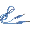 VOLTCRAFT mjerni kabel [lamelni muški konektor 4 mm - lamelni muški konektor 4 mm] 1.00 m plava boja 1 St. slika